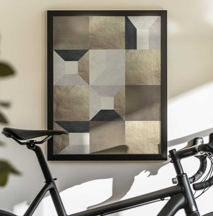 Wall art Geometric Gold Rhythm