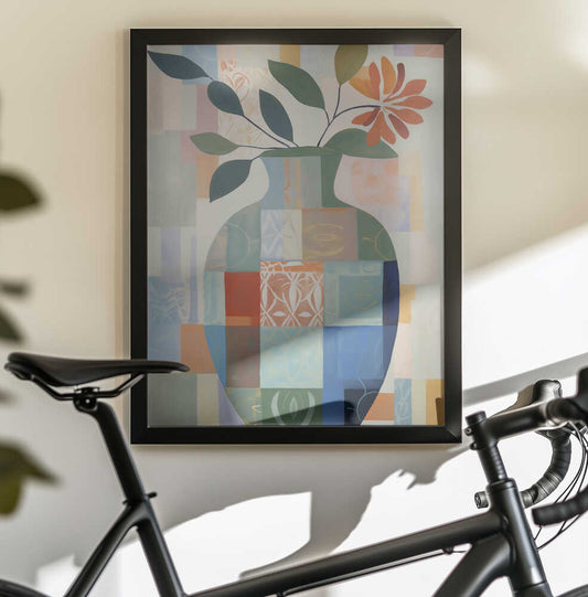 Wall art Abstract Vase