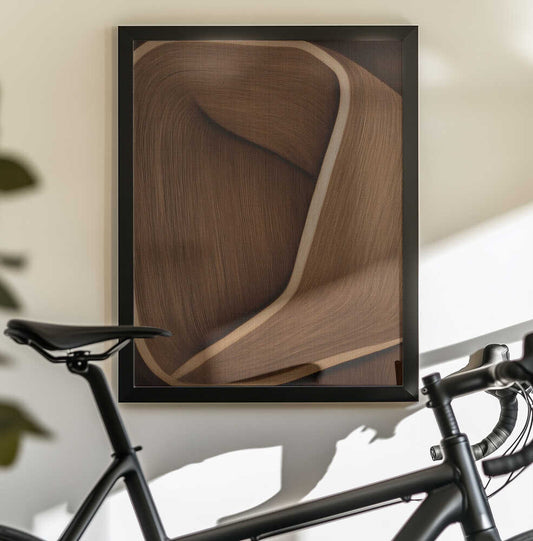 Wall art Caramel lines II