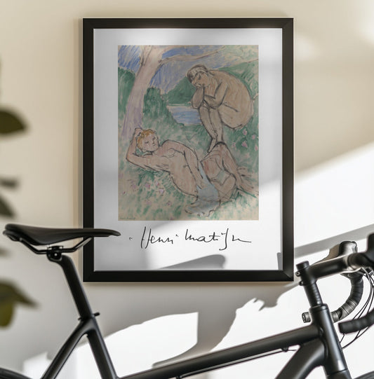 Artwork  Baigneurs Autographed 16X20-inches