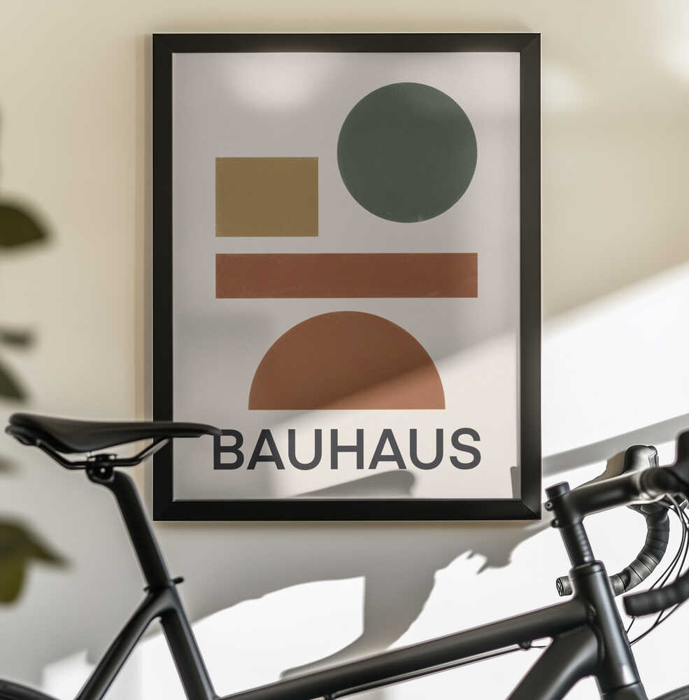Wall art Bauhaus Geometric minimal 04