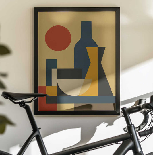 Wall art Geometric Still Life Composition 02