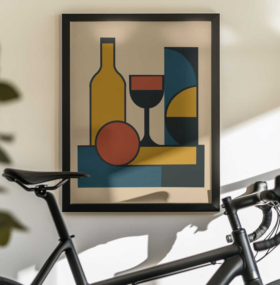 Wall art Geometric Still Life Composition