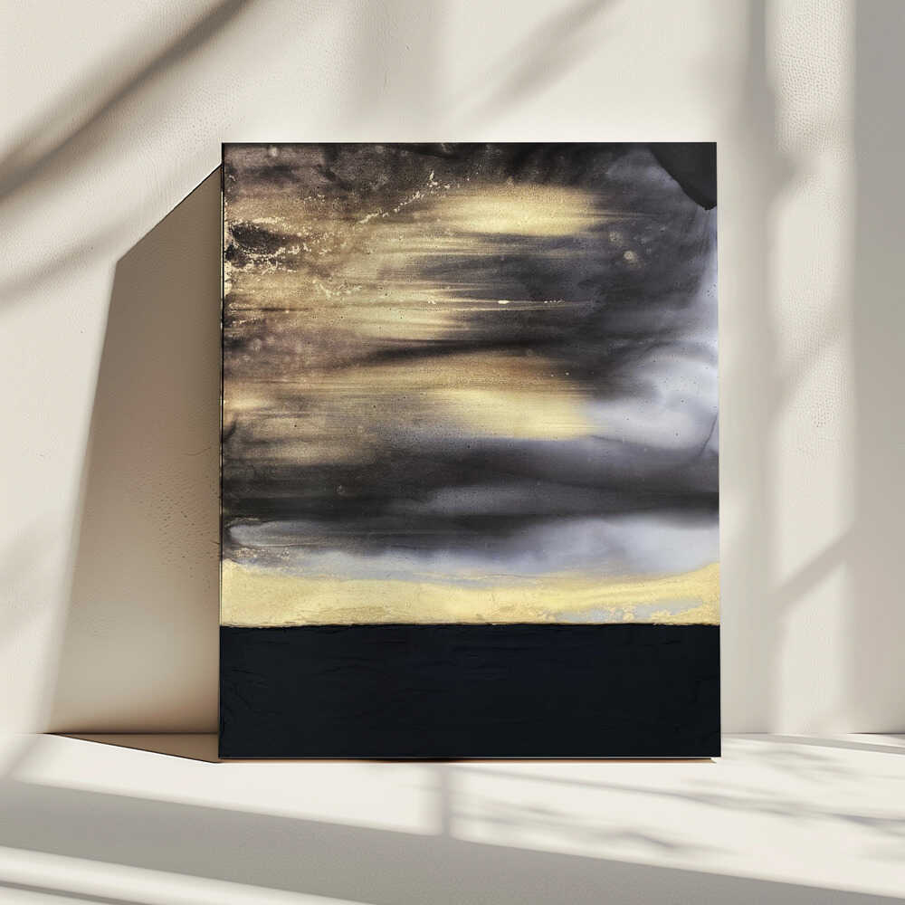 Wall art Gold Noir