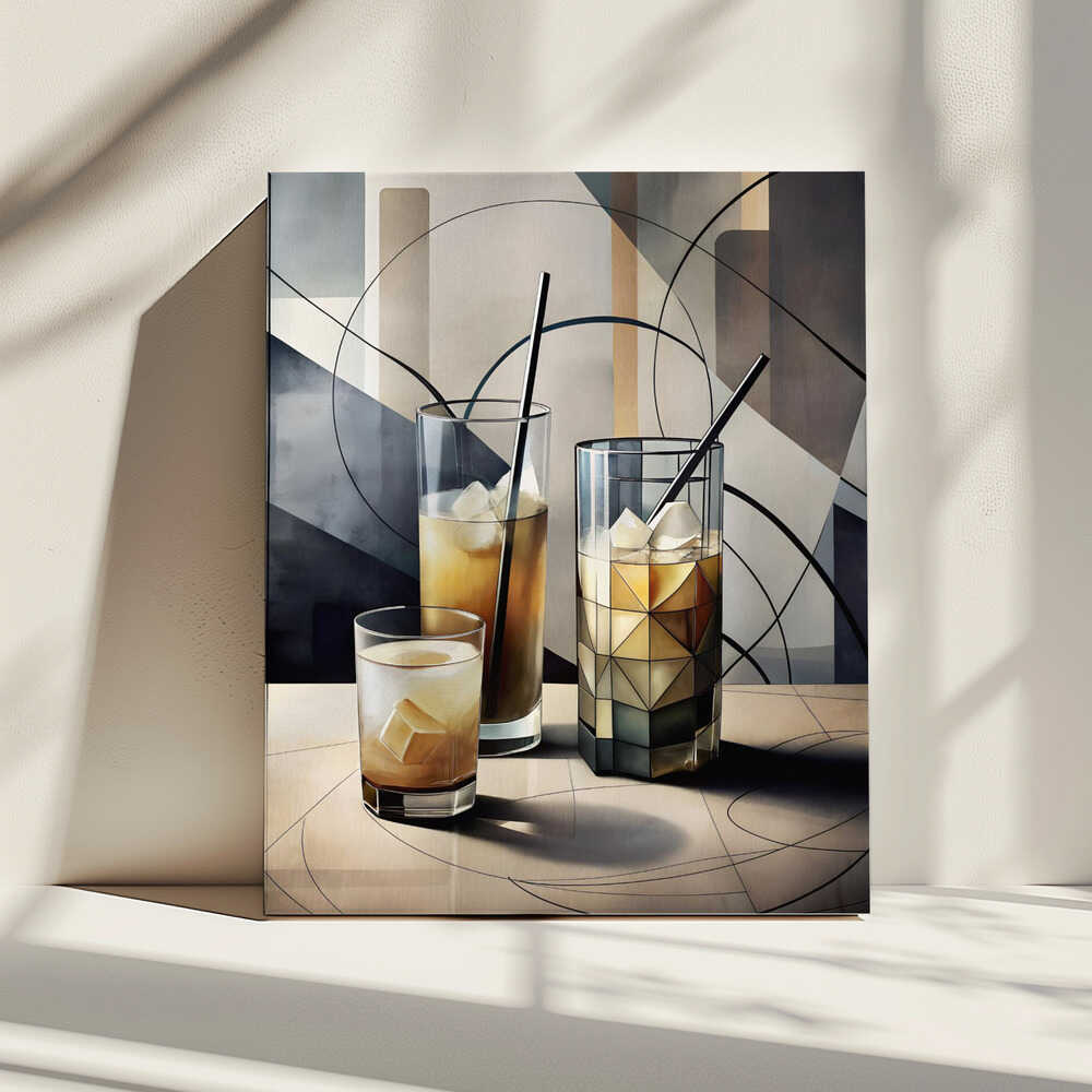 Wall art Cubist Cocktails