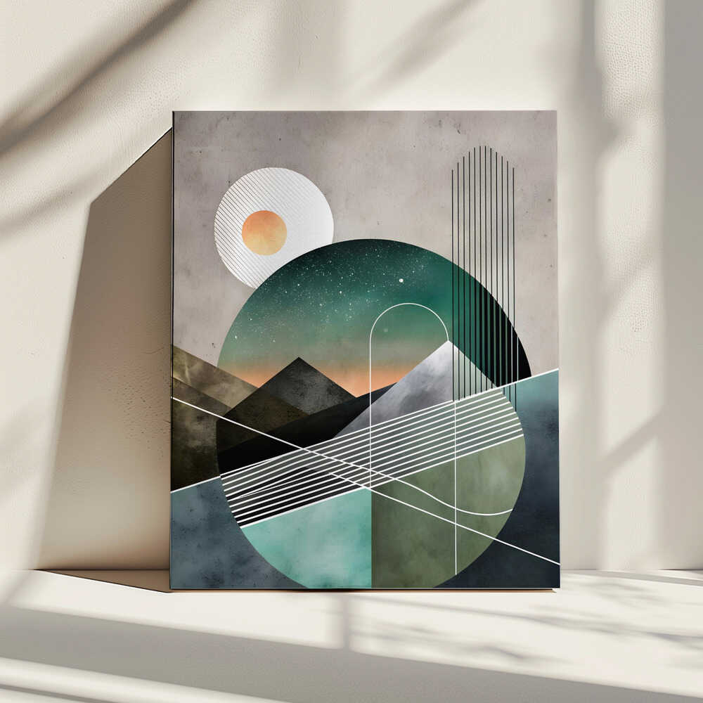 Wall art Celestial Geometry