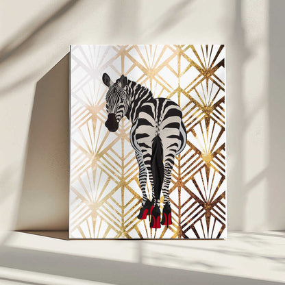 Wall art Zebra Hells Art Deco