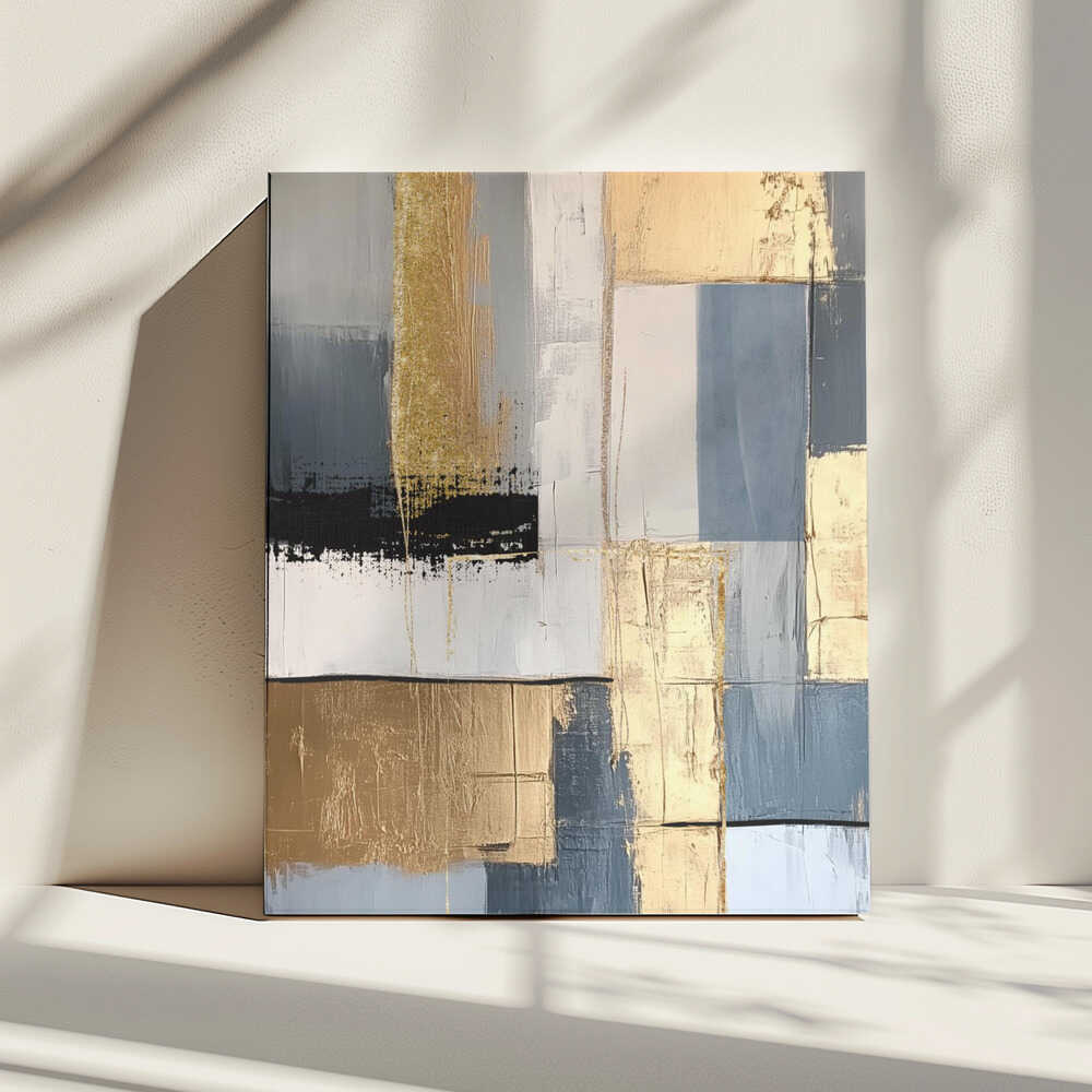 Wall art Golden Greys 1