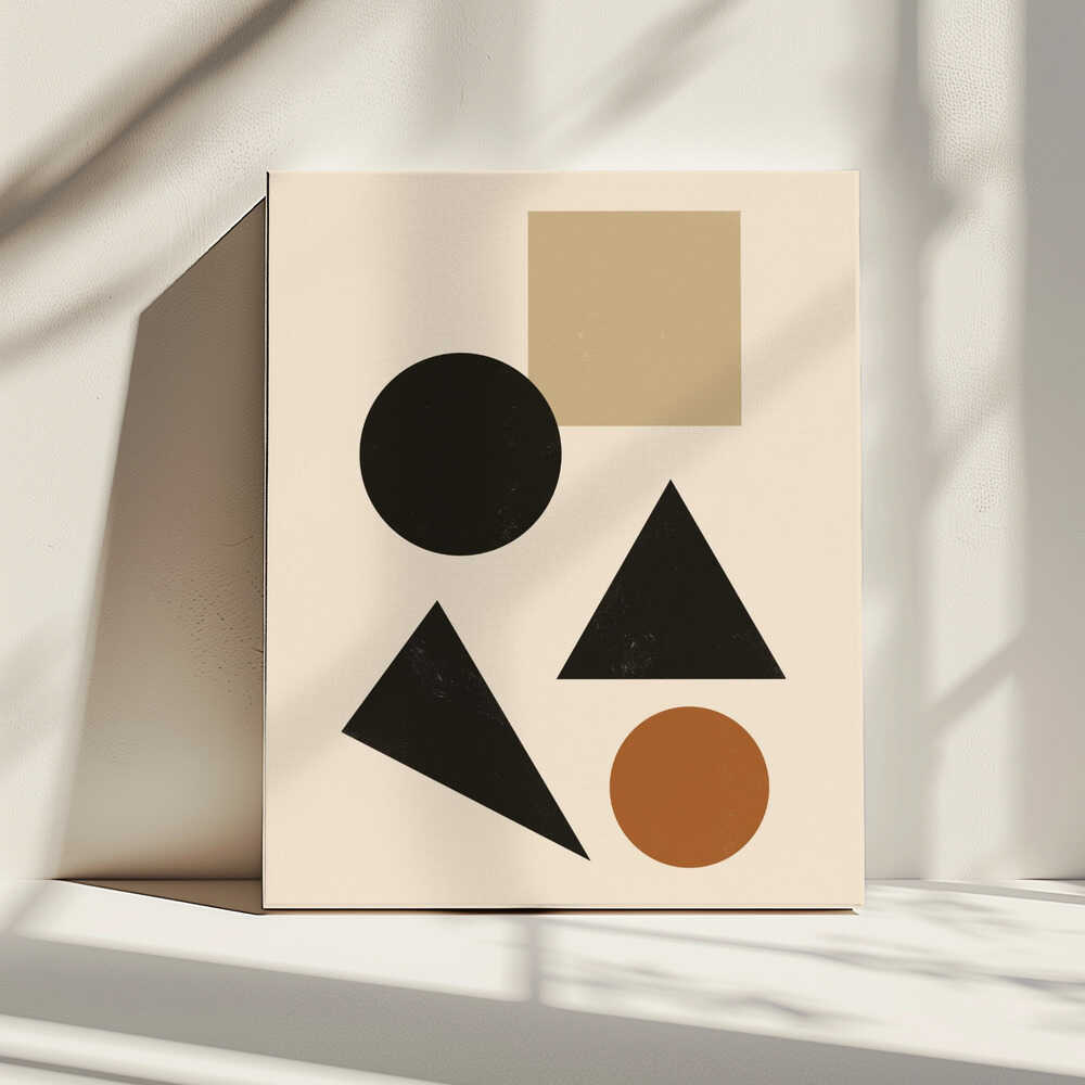 Wall art Minimalist geometric composition 07