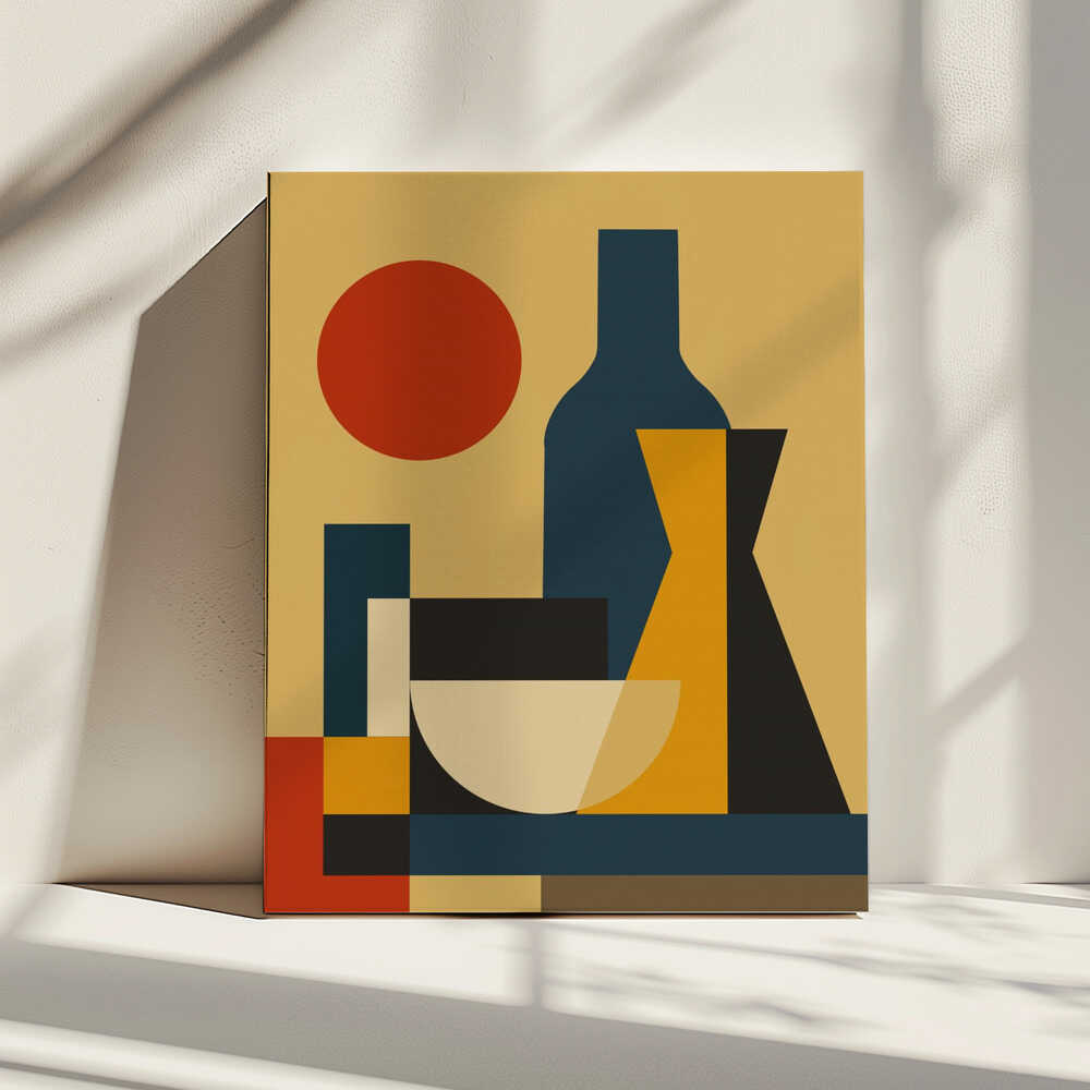 Wall art Geometric Still Life Composition 02