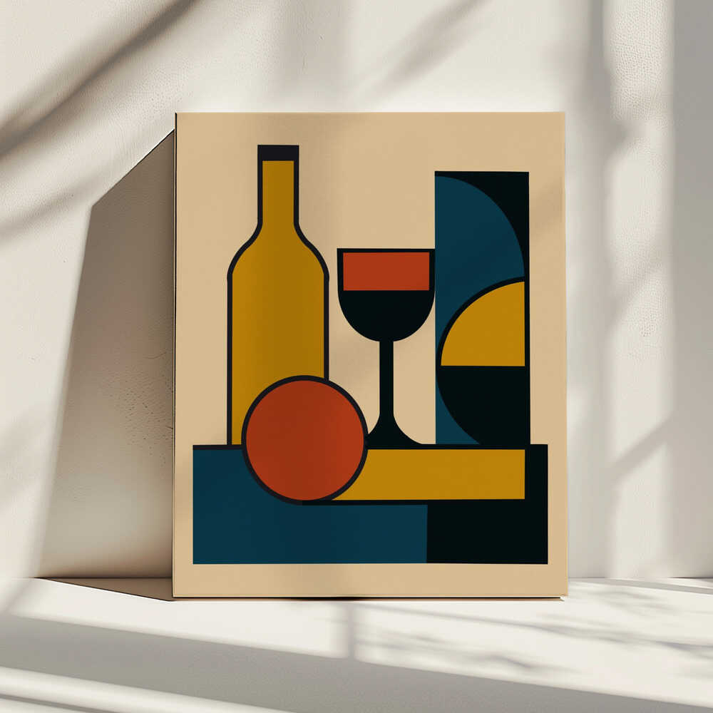 Wall art Geometric Still Life Composition