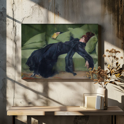  Jove Decadent Wall Artwork In White Floating Frame
