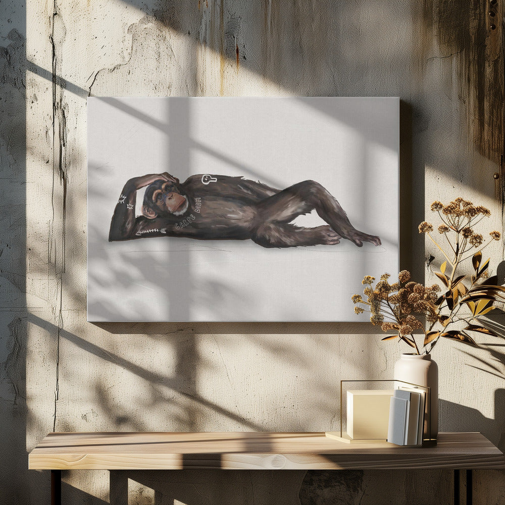  Monday Afternoon Wall Artwork In White Floating Frame