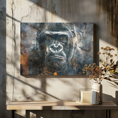  Animal Vintage Art Illustration Wallart 04 Wall Artwork In White Floating Frame