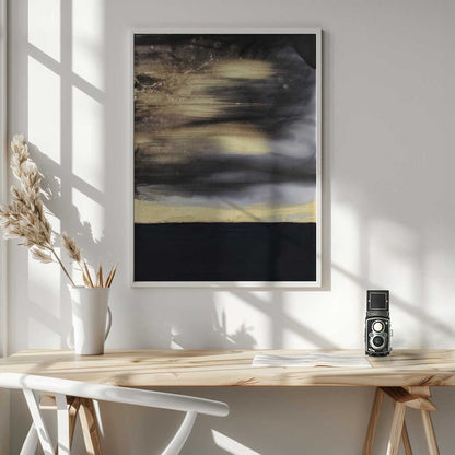 Wall art Gold Noir