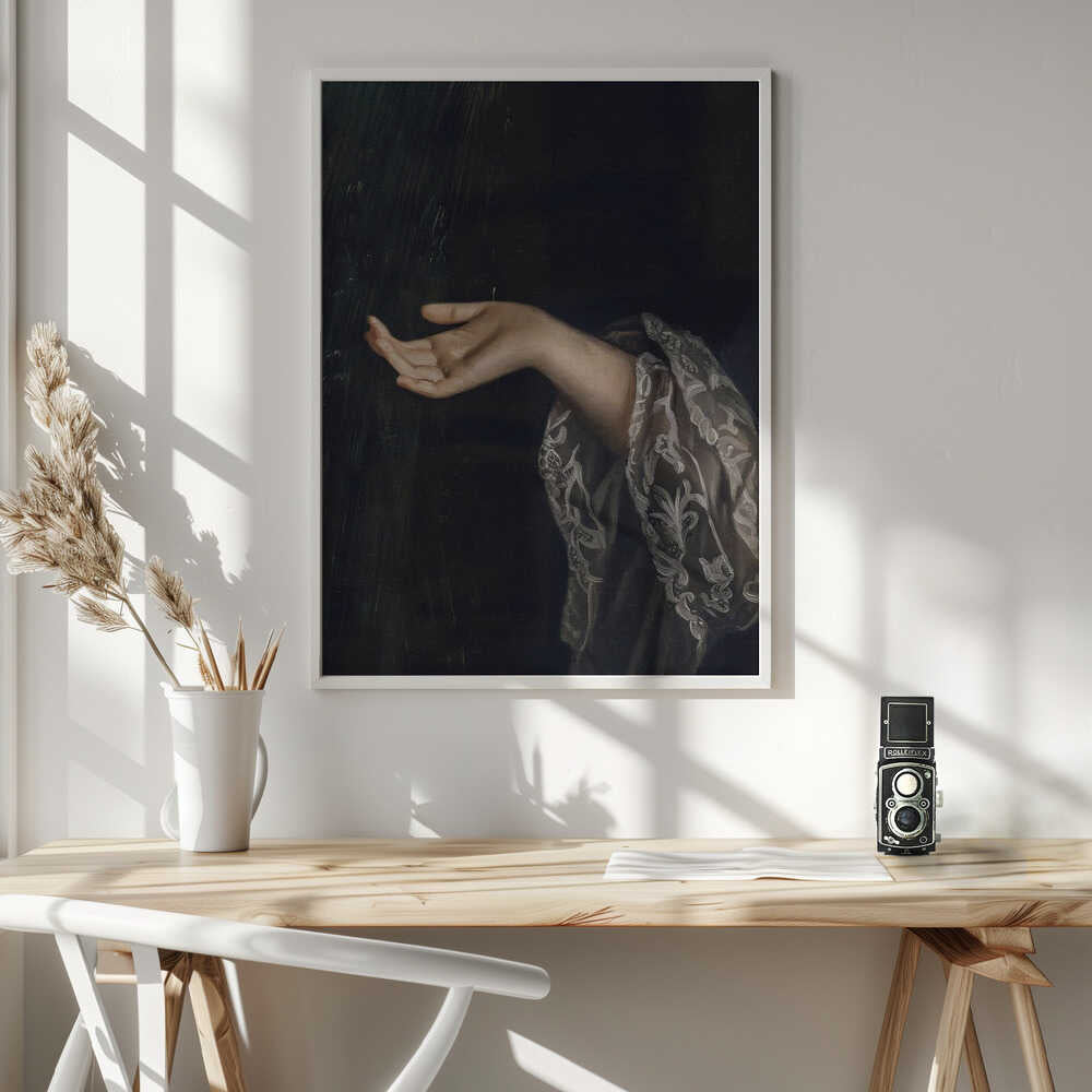 Wall art Detail Of Woman / Oil Painting