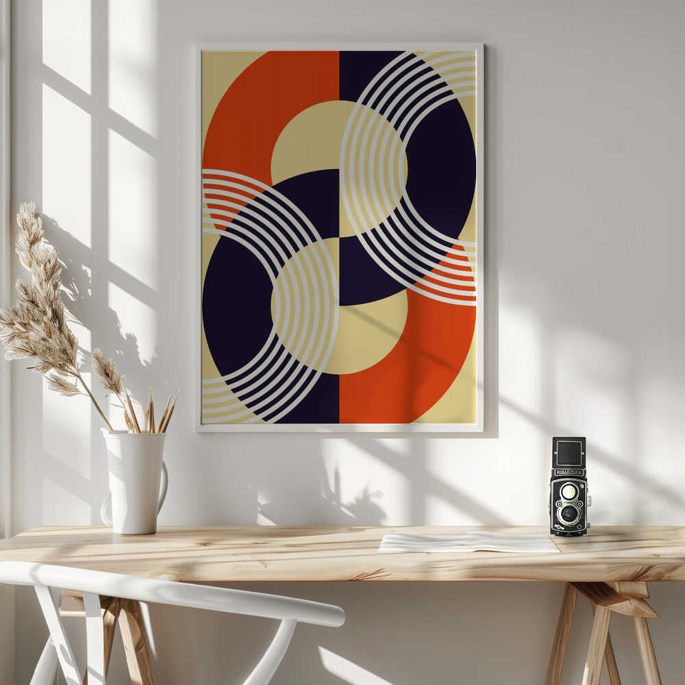 Wall art Interwoven Circles