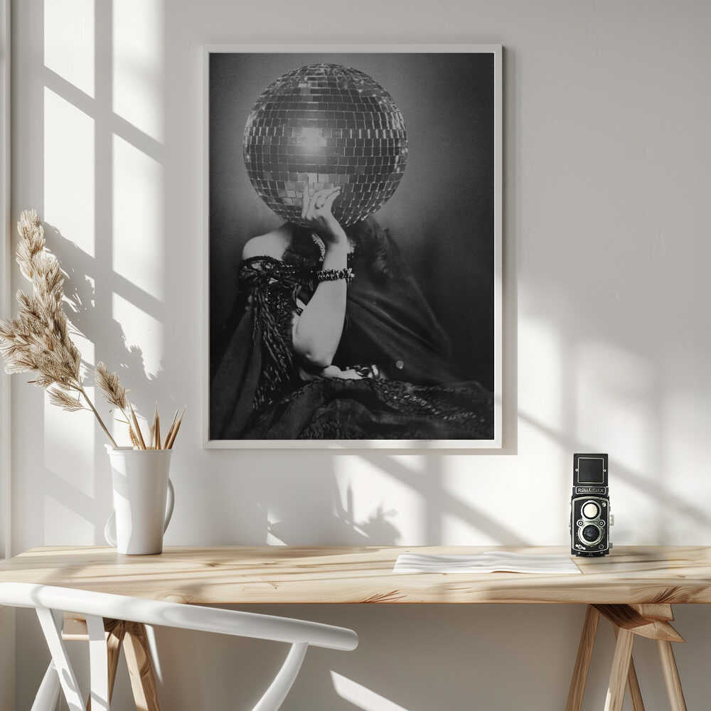 Wall art DISCO VINTAGE WOMAN