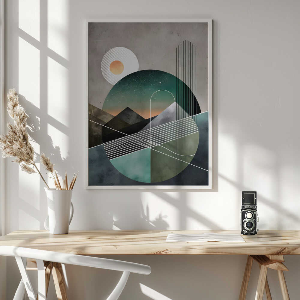 Wall art Celestial Geometry