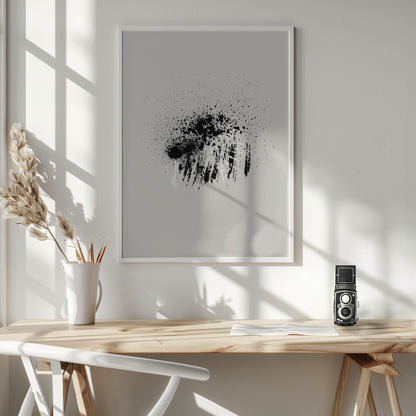 Wall art Brush splatters #3