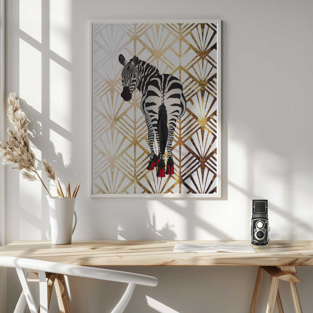 Wall art Zebra Hells Art Deco