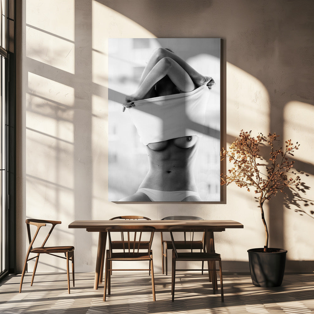  Hot [Simona] Wall Artwork In White Floating Frame
