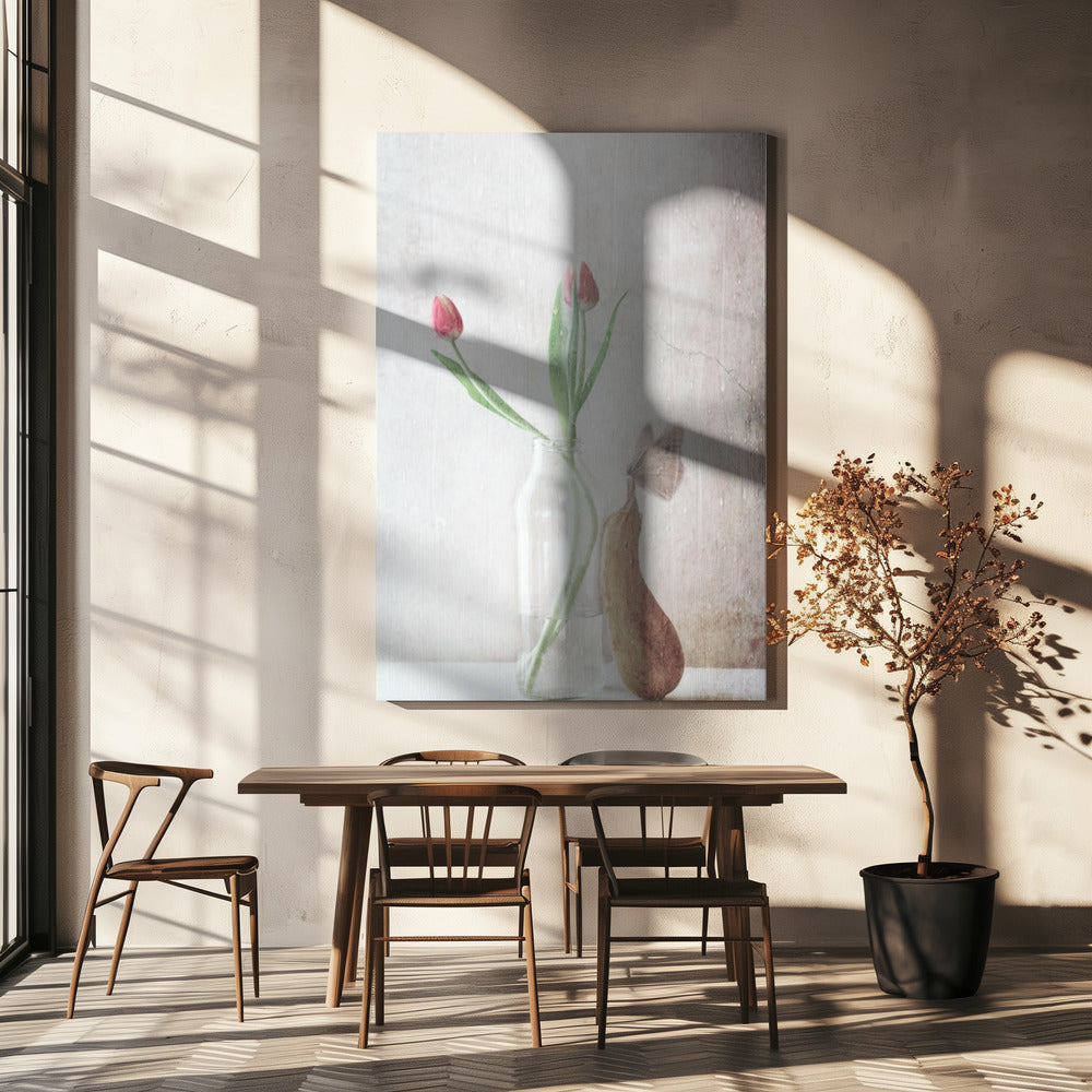  The pitter-patter of the rain Wall Artwork In White Floating Frame