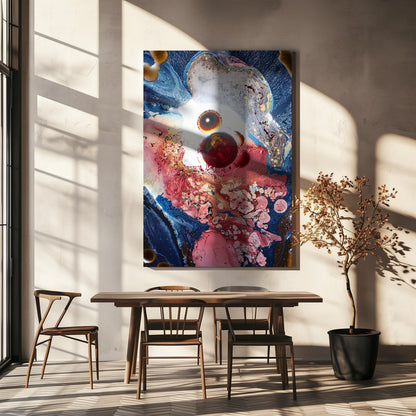  Microcosm Wall Artwork In White Floating Frame