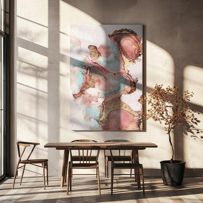 Pretty Ink Wall Artwork In White Floating Frame