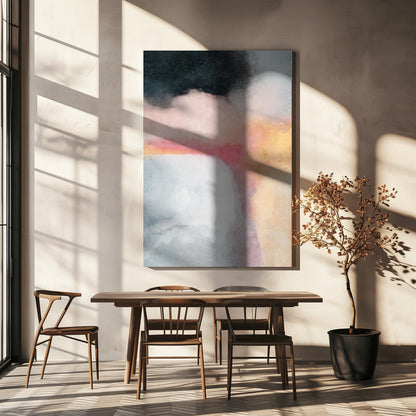  Billow Wall Artwork In White Floating Frame