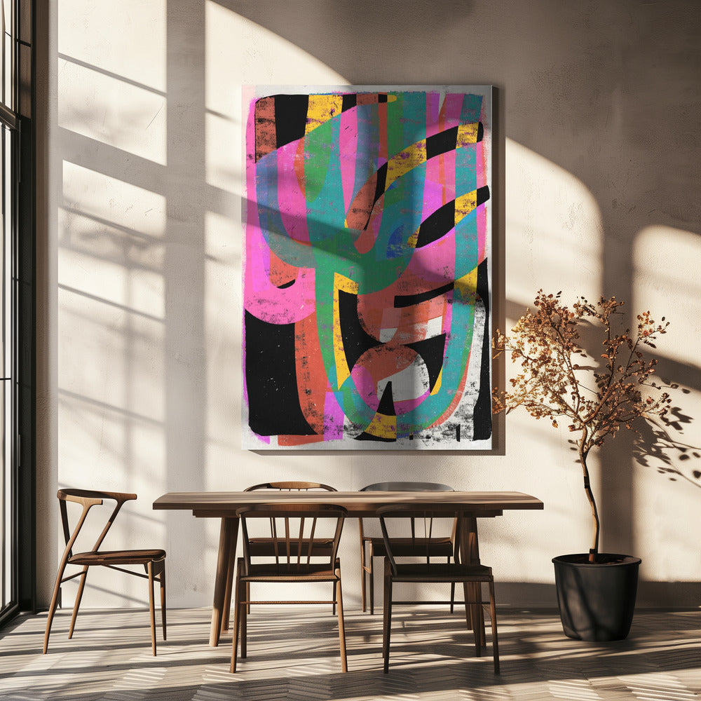  Junge (Party) Wall Artwork In White Floating Frame
