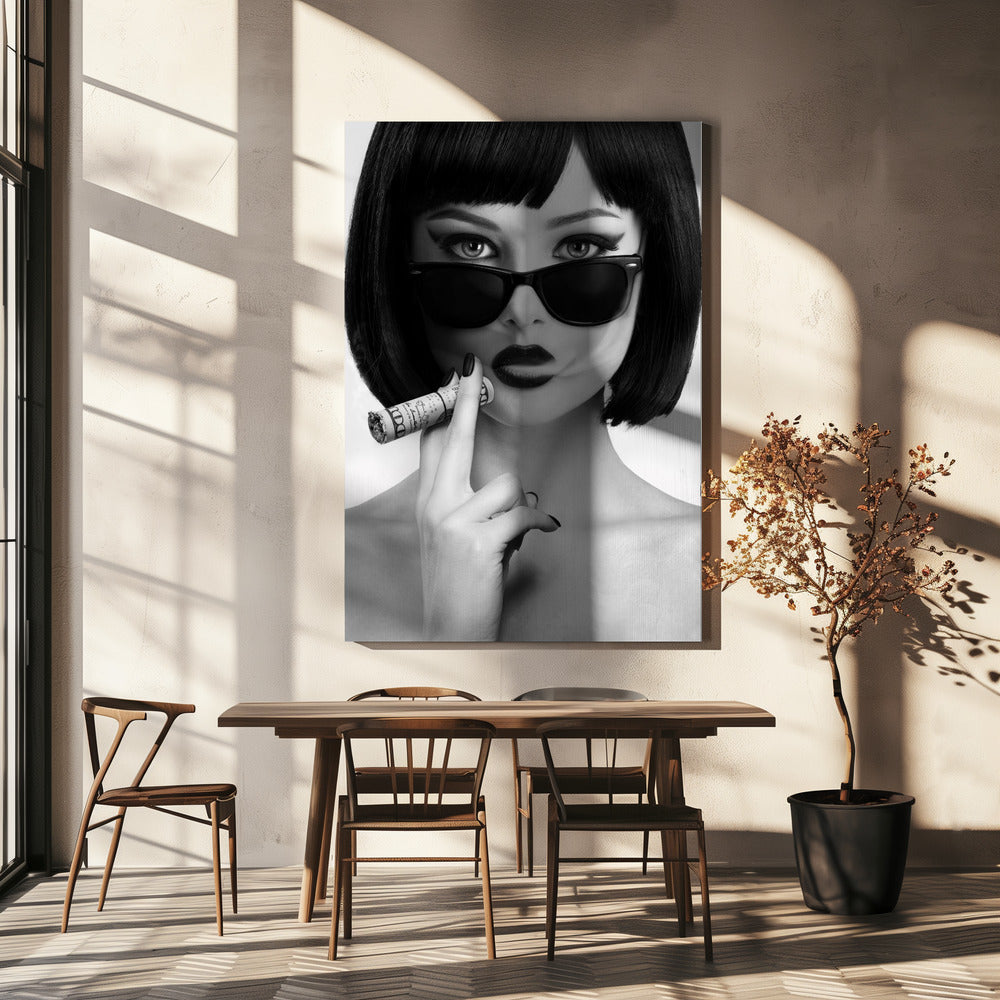  Smoke This Wall Artwork In Black Floating Frame