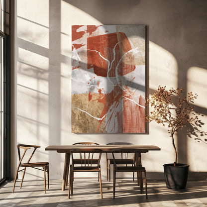  Golden globe 2 Wall Artwork In White Floating Frame