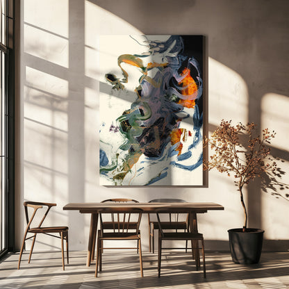 Theone Wall Artwork In White Floating Frame