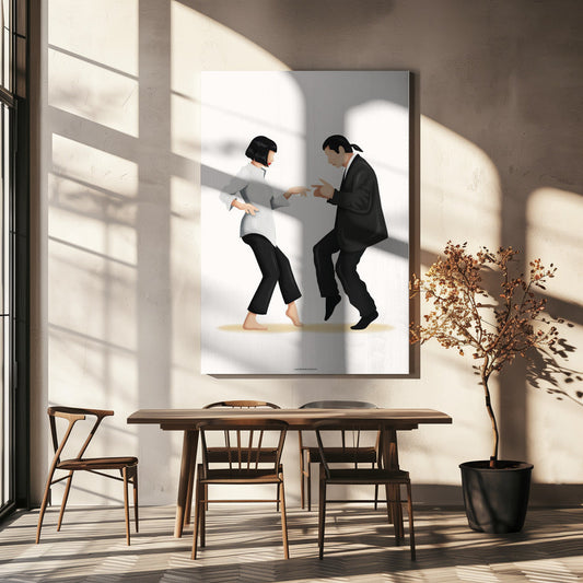 Pulp Fiction Wall Artwork In Black Floating Frame