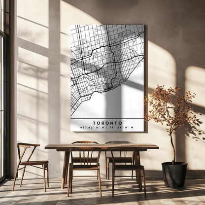 Black Maps 89-Wall Art In Black Floating Frame-36X48inches