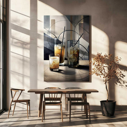 Wall art Cubist Cocktails
