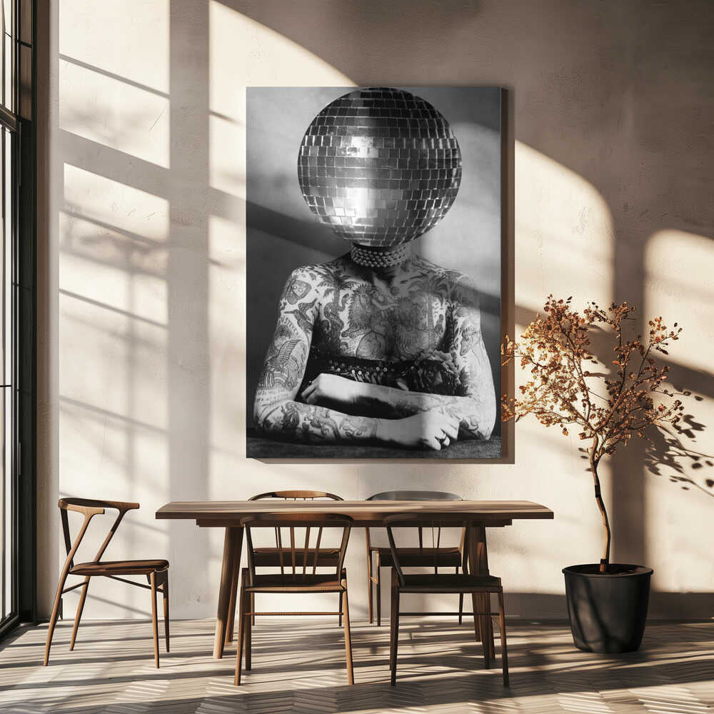 Wall art DISCO VINTAGE PORTRAIT