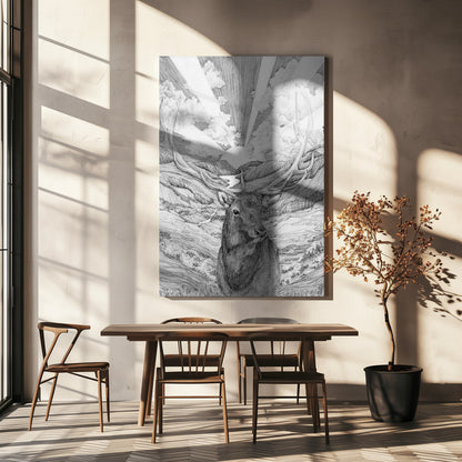  Rise With the Sun Original Wall Artwork In White Floating Frame
