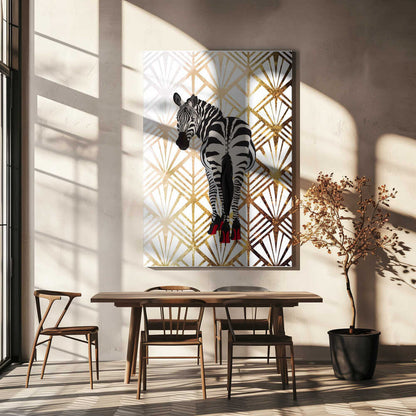 Wall art Zebra Hells Art Deco