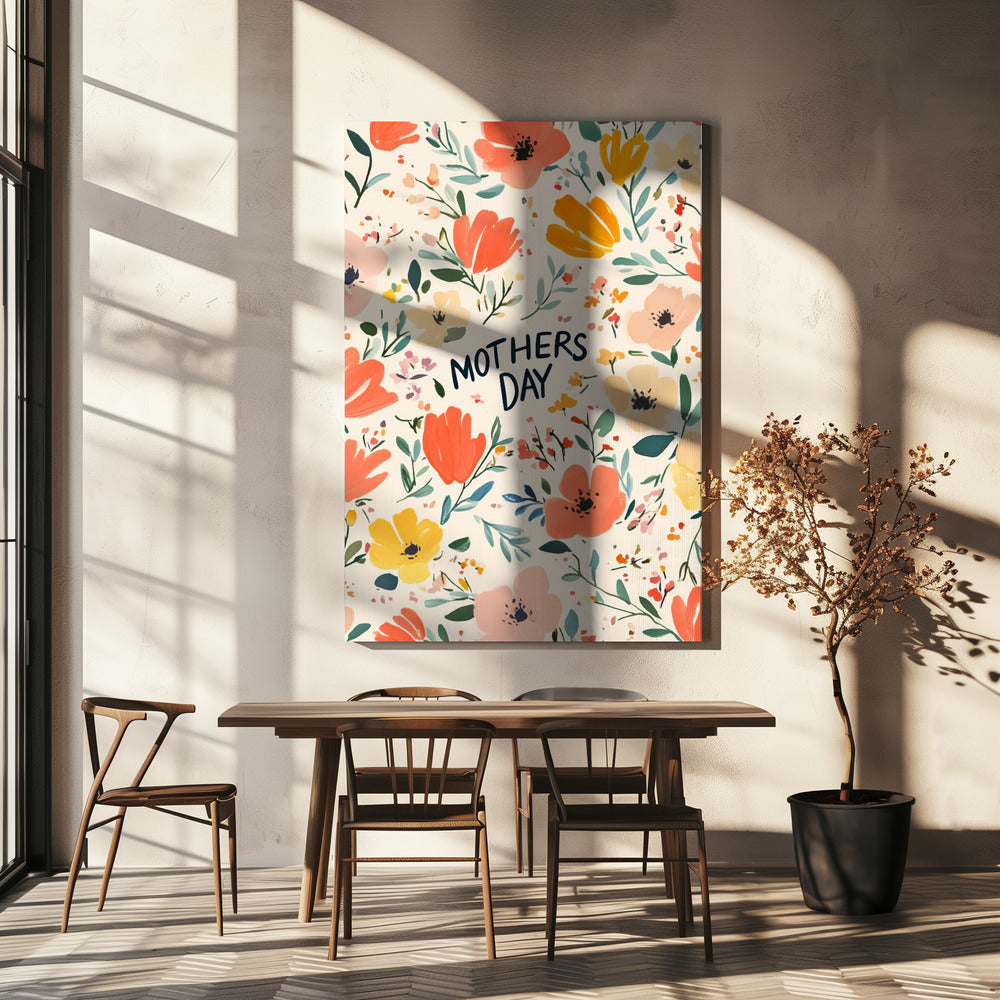 canvas prints Mothers day36X48inches- Black Frame