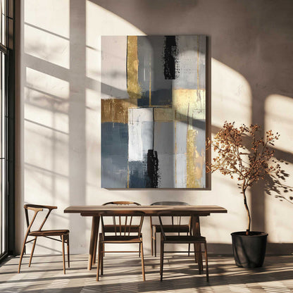 Wall art Golden Greys 3