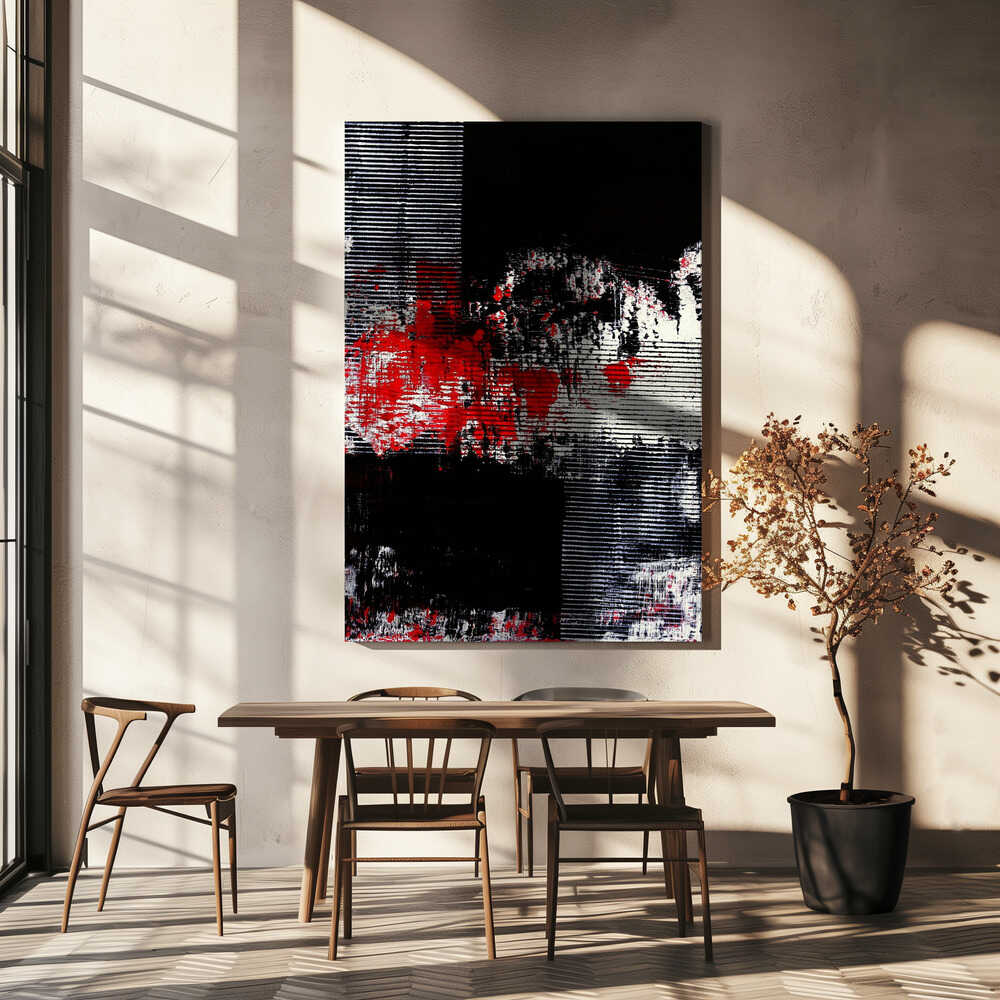 Wall art Crimson Echoes