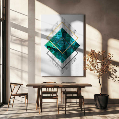 Wall art Botanical and geometric Shape
