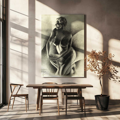 Wall art Cubist Style Nude Figure