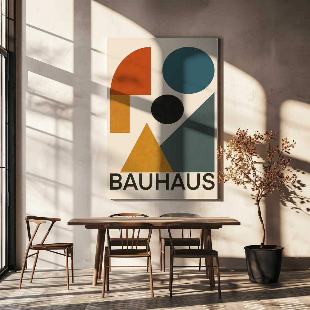 Wall art Geometric Bauhaus Composition