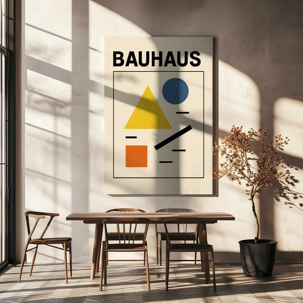 Wall art Bauhaus minimalist 06