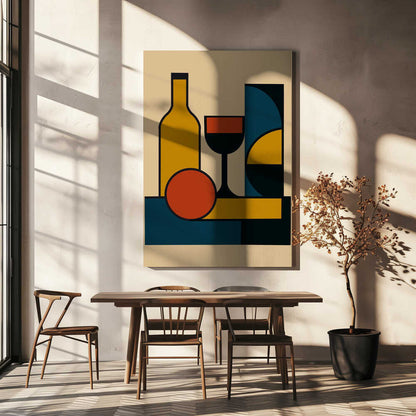 Wall art Geometric Still Life Composition