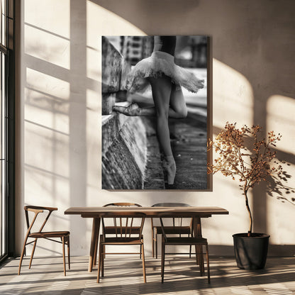  Dancer Wall Artwork In White Floating Frame