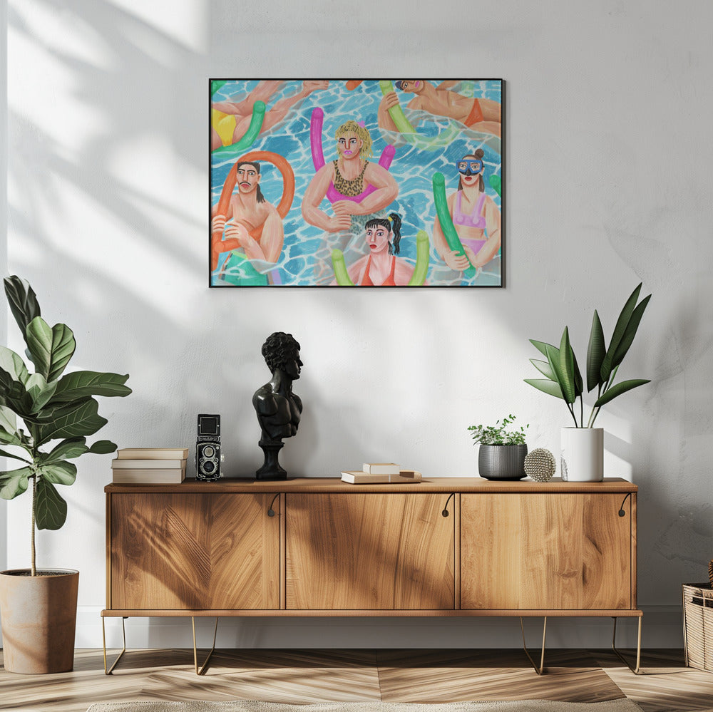  SupplÃƒÂ©ment Frite Wall Artwork In White Floating Frame